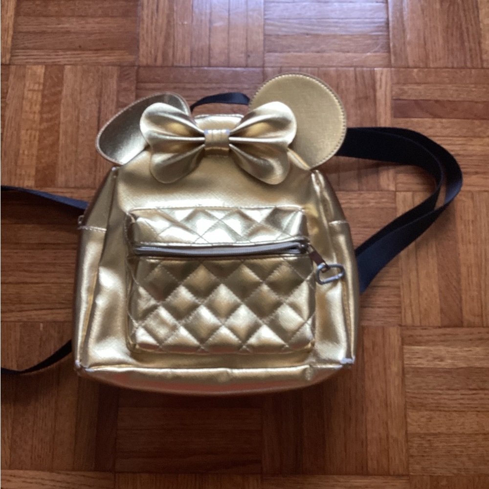 gold disney bag